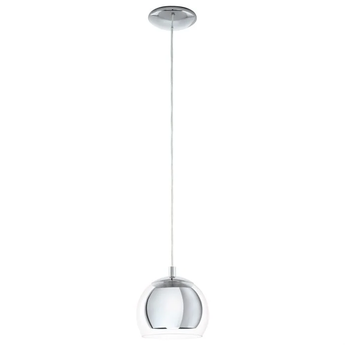 Candeeiro de Tecto Suspenso Eglo Rocamar Cromado 94592 Ø190MM