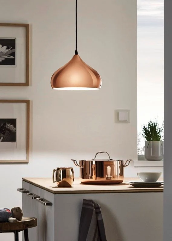 CANDEEIRO DE TECTO Suspenso Eglo Vintage Hapton 49449 Ø290mm