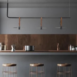 Candeeiro de tecto suspenso LED BLACKLEATHER PZA18138B - Zambelis