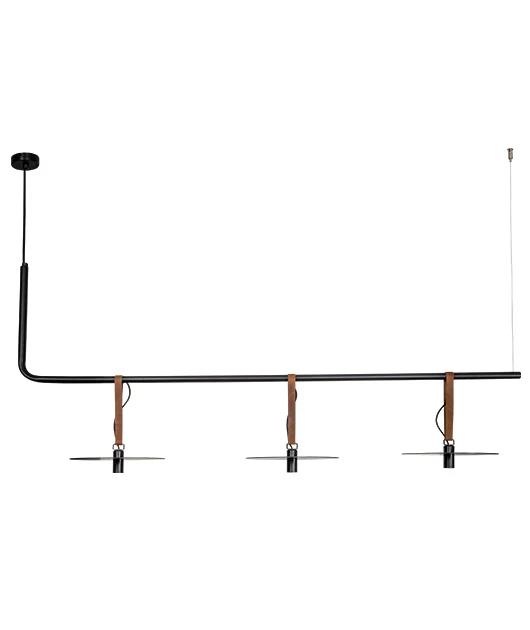 Candeeiro de tecto suspenso LED BLACKLEATHER PZA18138B - Zambelis