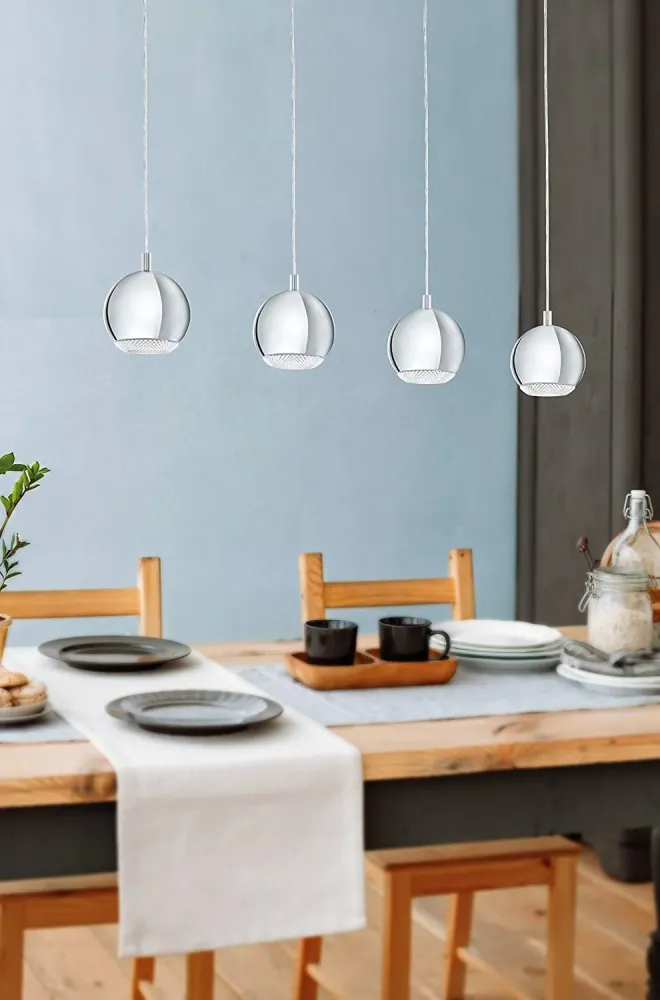 Candeeiro de Tecto Suspenso Moderno Eglo Conessa Led 95912