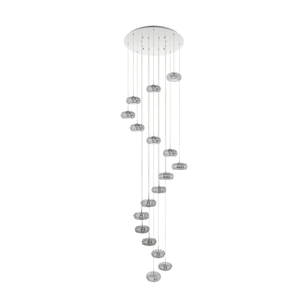 Candeeiro de Tecto Suspenso Moderno Eglo Corliano 1 - 39546 Ø780mm