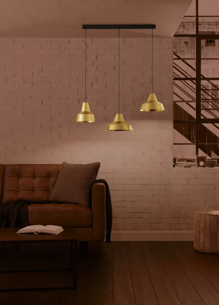 Candeeiro de Tecto Suspenso Moderno Vintage Eglo Savarna 390016
