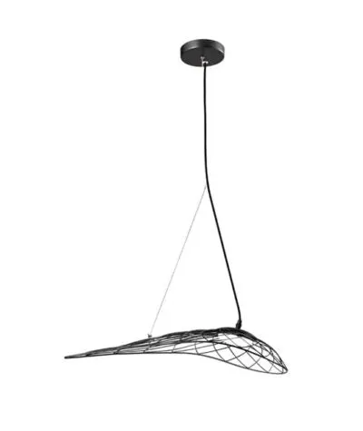 Candeeiro de Tecto Suspenso Preto 10W 3000K PZA197 zambelis