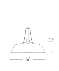 Candeeiro de Tecto Suspenso Preto PZA19245 - Zambelis