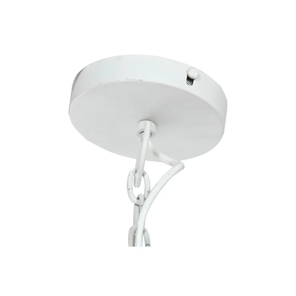 Candeeiro de teto Home ESPRIT Branco Madeira Metal Ferro 50 W 51 x 60 x 69 cm