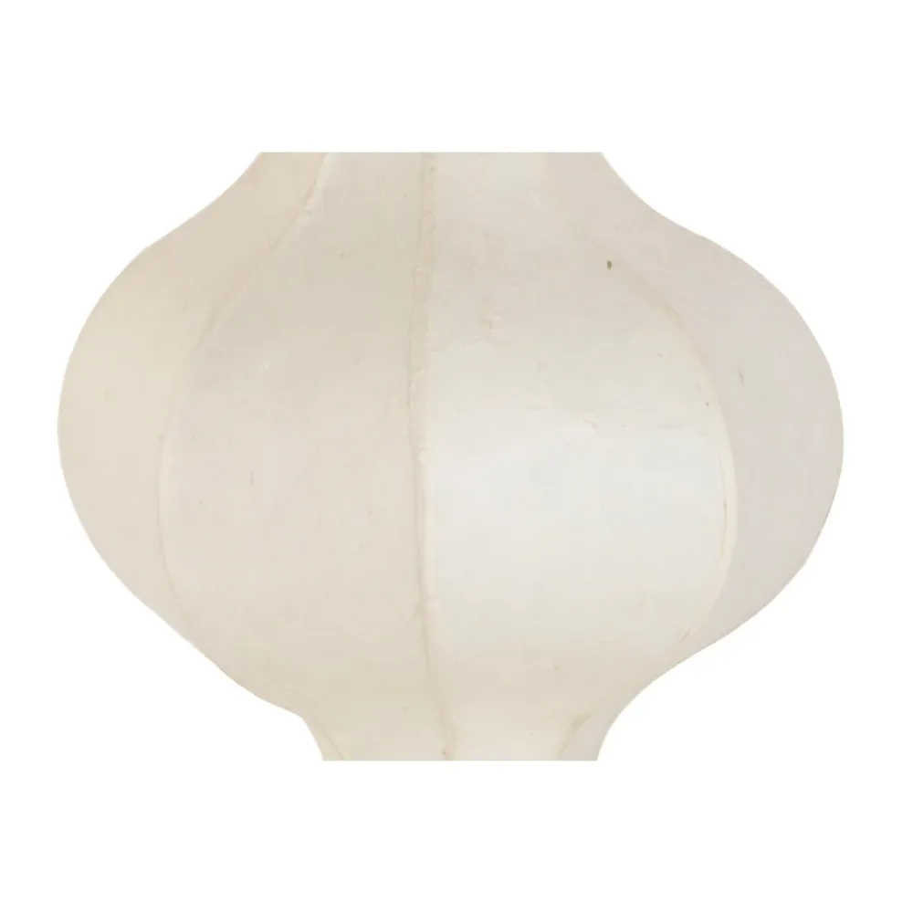 Candeeiro de teto Home ESPRIT Branco Papel ço 40 X 40 X 40,6 CM
