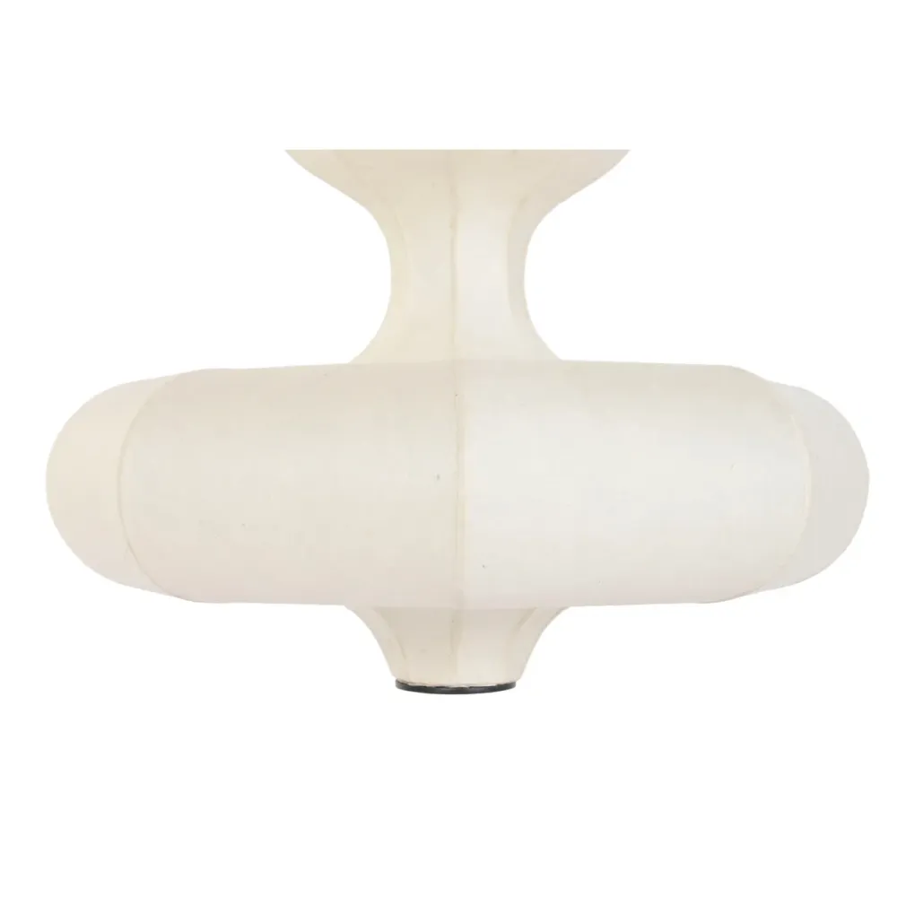 Candeeiro de teto Home ESPRIT Branco Papel ço 40 X 40 X 40,6 CM
