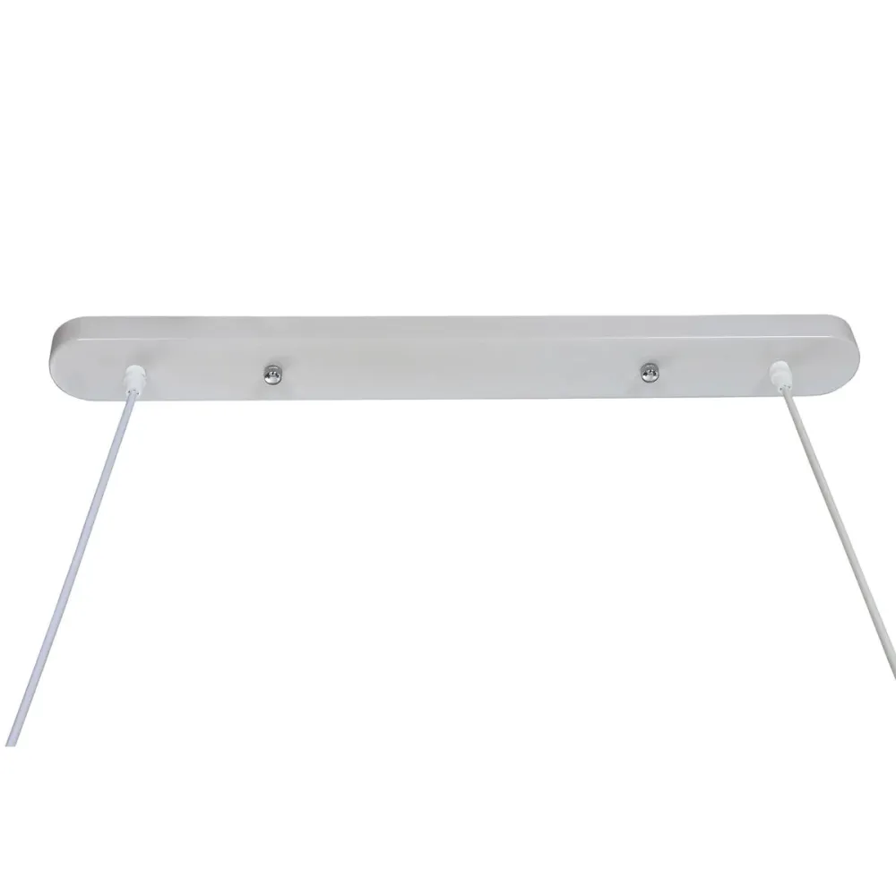 Candeeiro de teto Home ESPRIT Branco Preto Marrom claro Madeira 50 W 80 x 10 x 30 cm