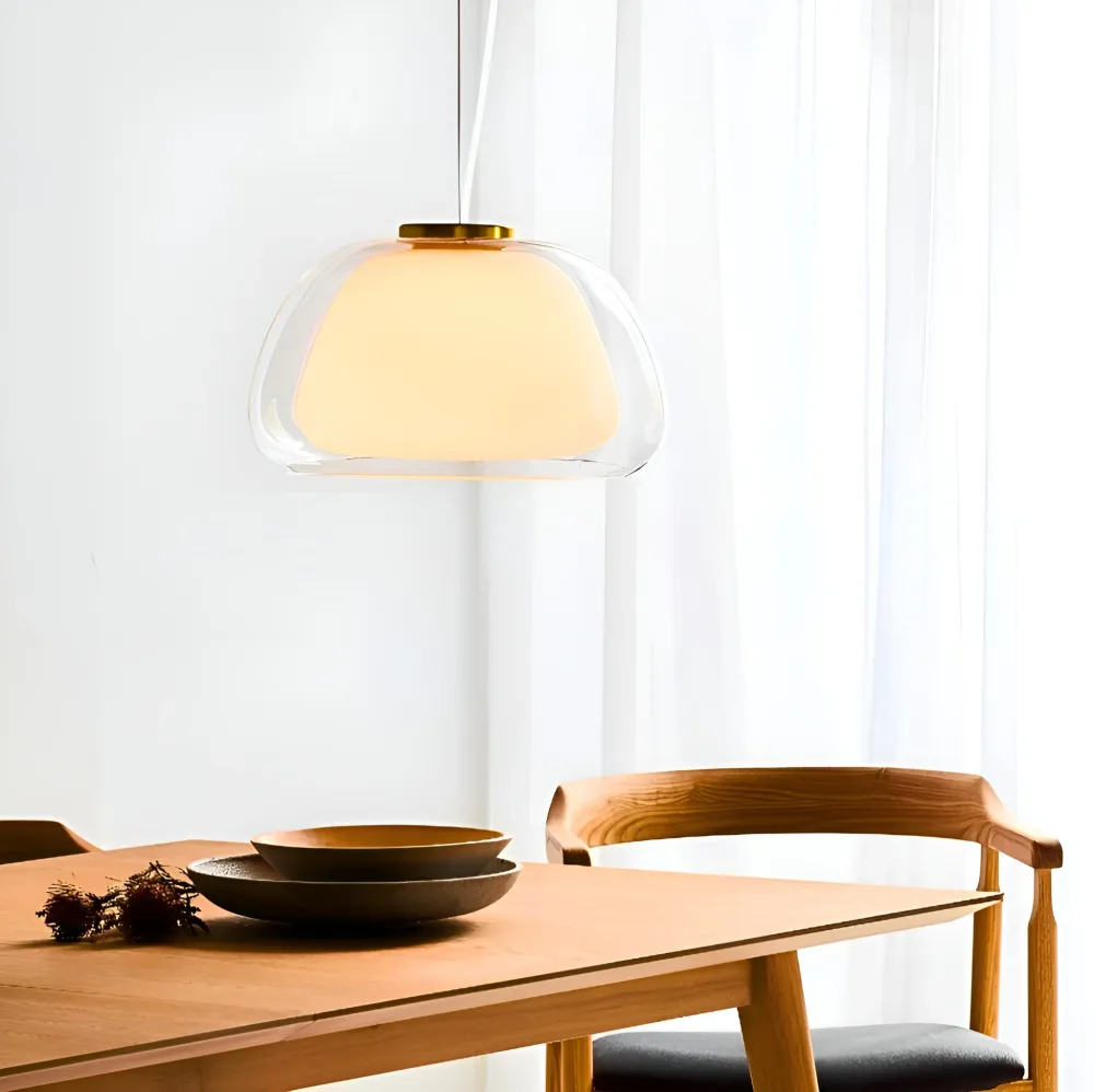 Candeeiro de teto Jelly, em vidro artesanal, 39cm diâmetro - Nordlux