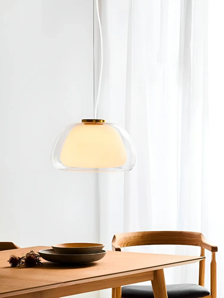 Candeeiro de teto Jelly, em vidro artesanal, 39cm diâmetro - Nordlux