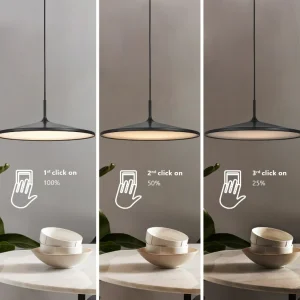 Candeeiro de teto Nordlux Balance - com controlo de luz ajustável