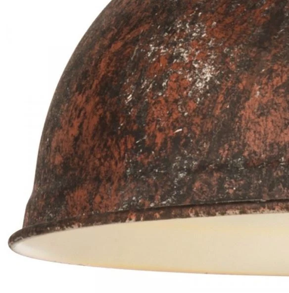 Candeeiro de teto Vintage Eglo Grantham 1 Ø 370mm 49819 castanho