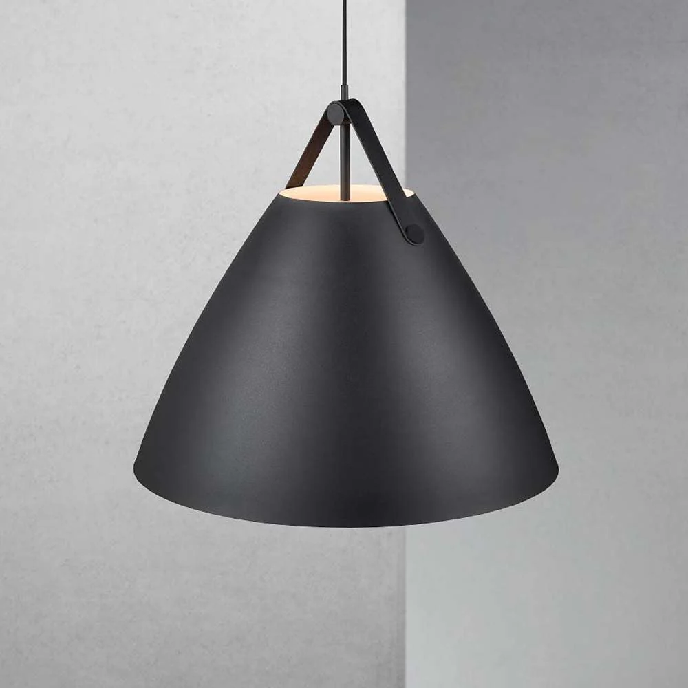 Cinta de lâmpada pendente 68 preto