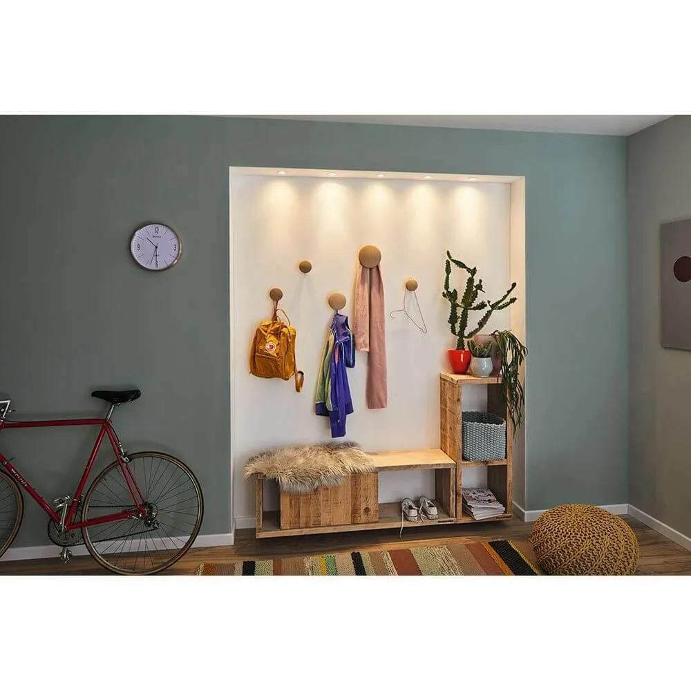 Conjunto básico de luzes LED de encastrar Nova Mini Plus 66mm 15° regulável