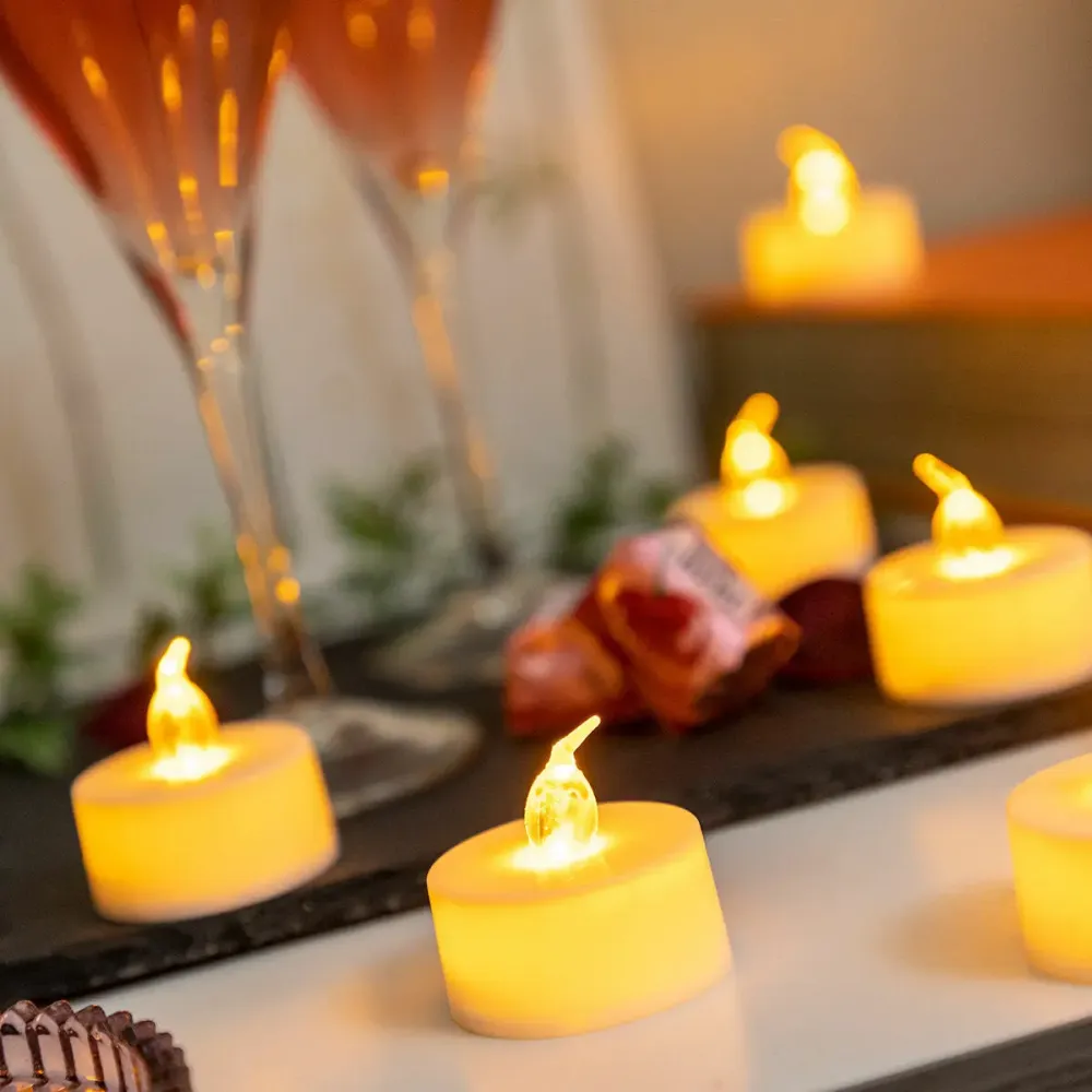 Conjunto de Velas de Chá LED Romandle InnovaGoods 12 Unidades