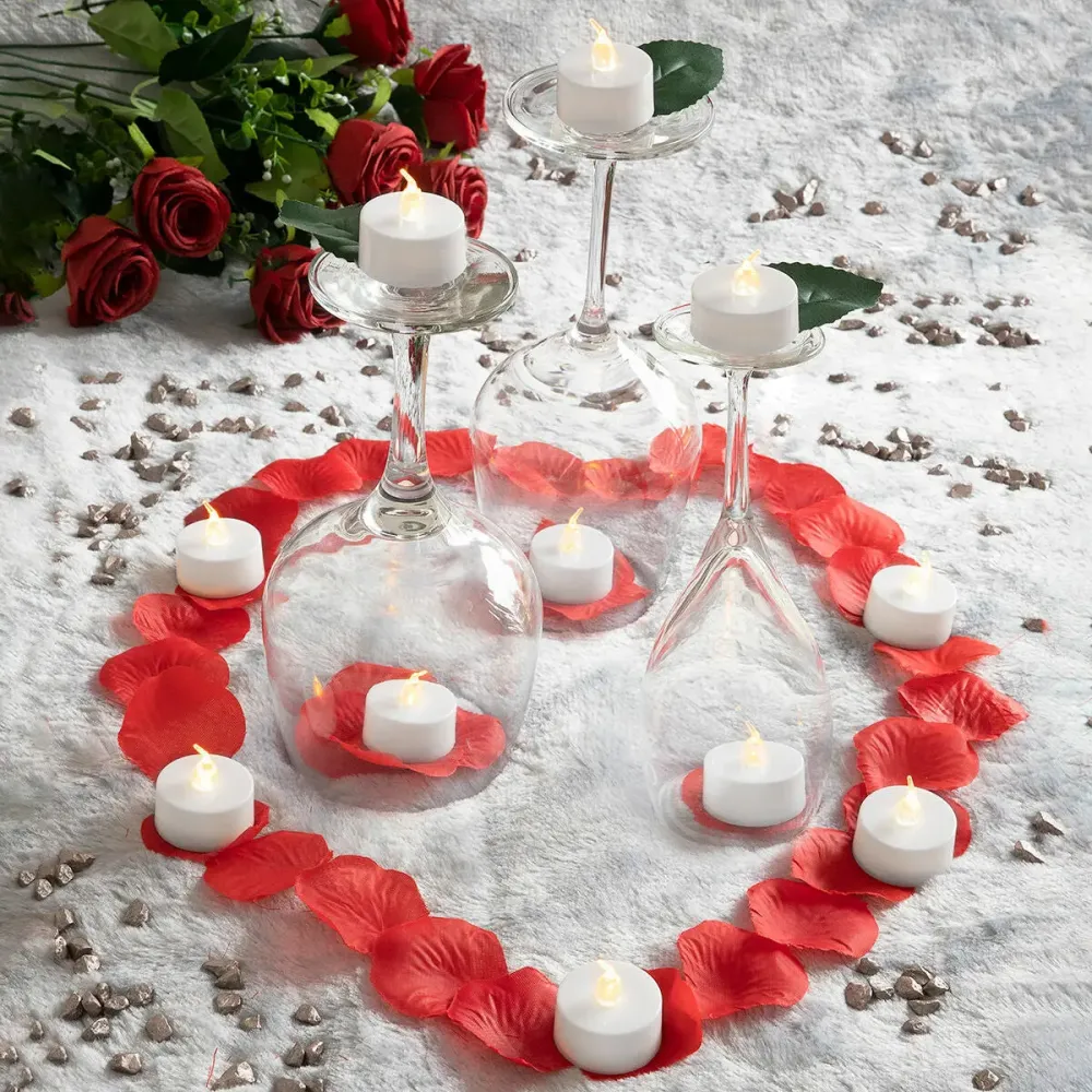 Conjunto de Velas de Chá LED Romandle InnovaGoods 12 Unidades