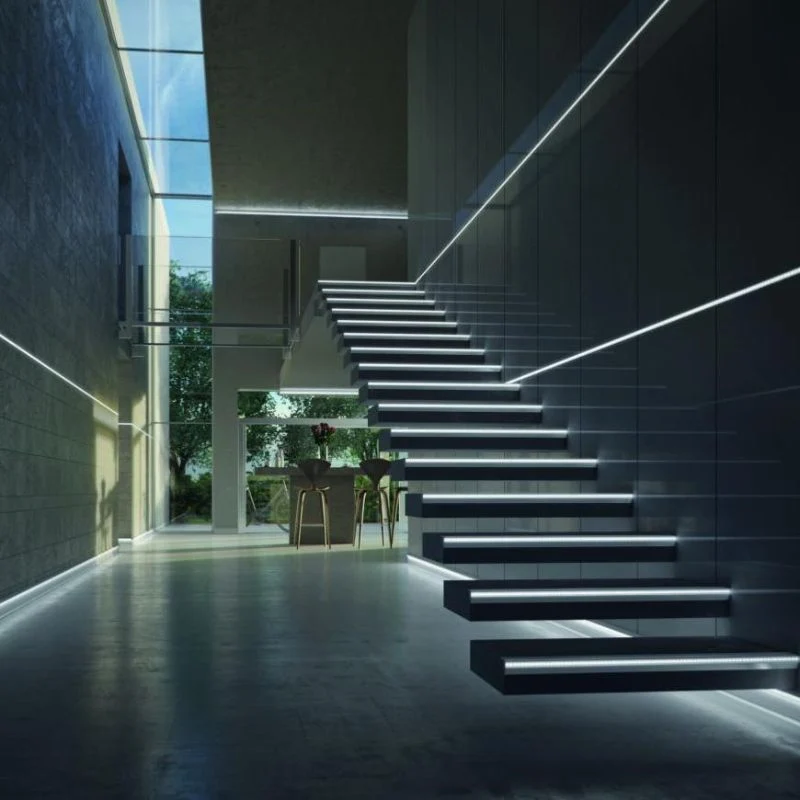 Construído - Perfil de alumínio 2m para fita LED tampa branca opaca