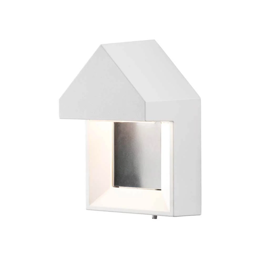 Cosenza led lâmpada de parede externa branca