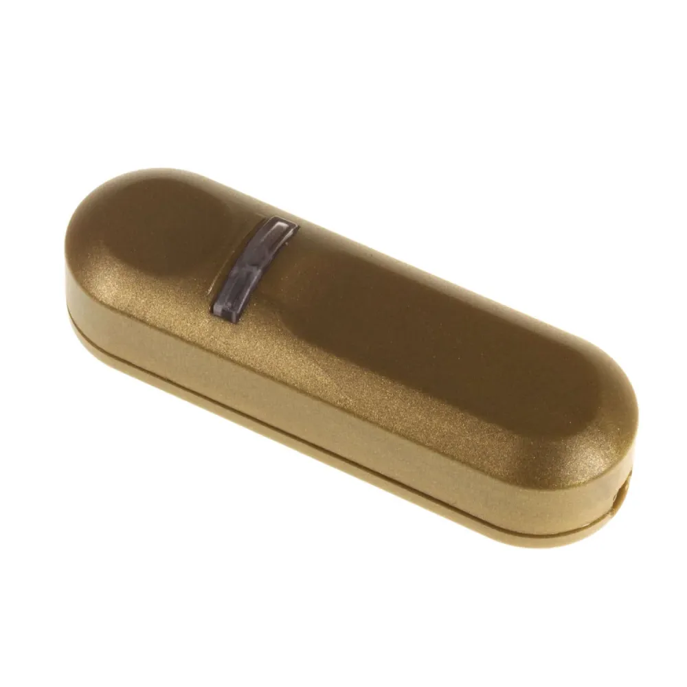 Dimmer para LED e lâmpadas tradicionais infracabo com botão - Dourado