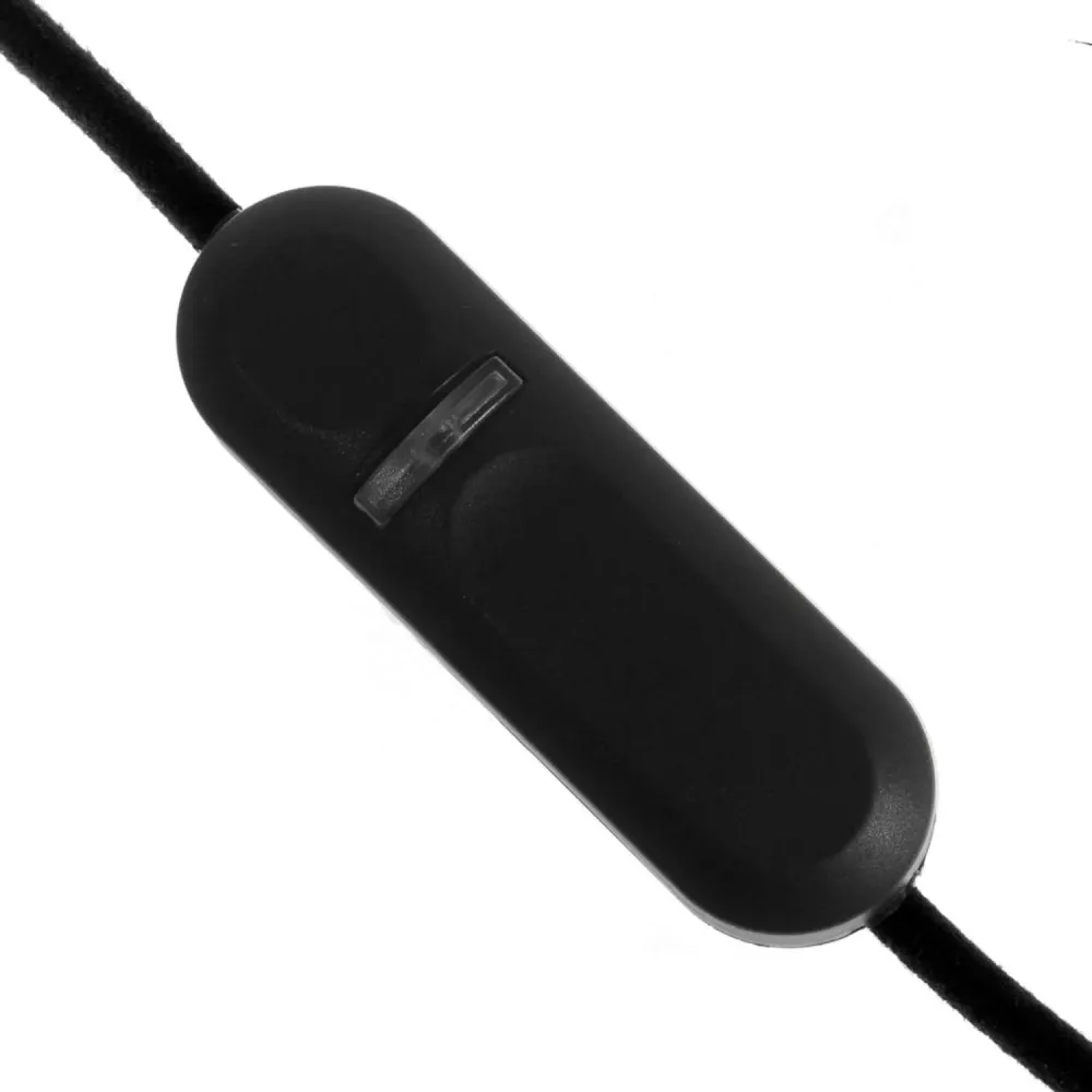Dimmer para LED e lâmpadas tradicionais infracabo com botão - Preto