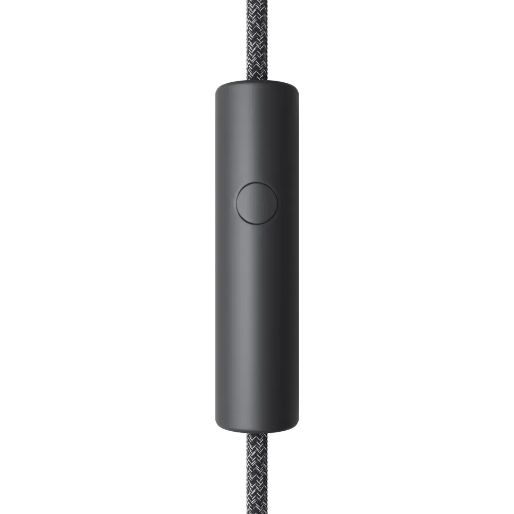 Dimmer universal de botão com ligação à terra para lâmpadas incandescentes e LED reguláveis - Preto