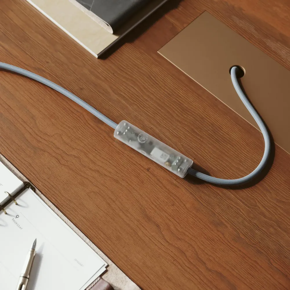Dimmer universal de botão para lâmpadas incandescentes e LED reguláveis - Transparente