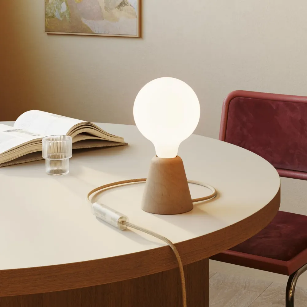 Dimmer universal de botão para lâmpadas incandescentes e LED reguláveis - Transparente