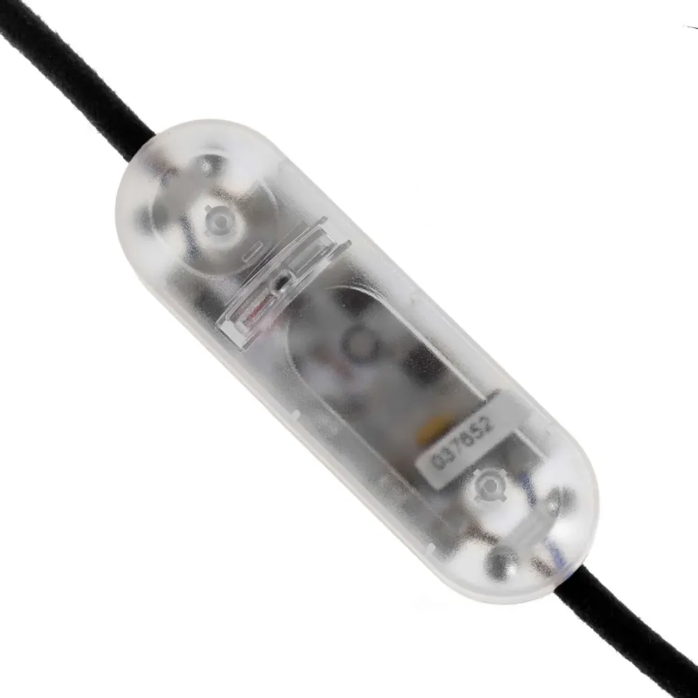 Dimmer universal com botão integrado - homologado UL - Transparente