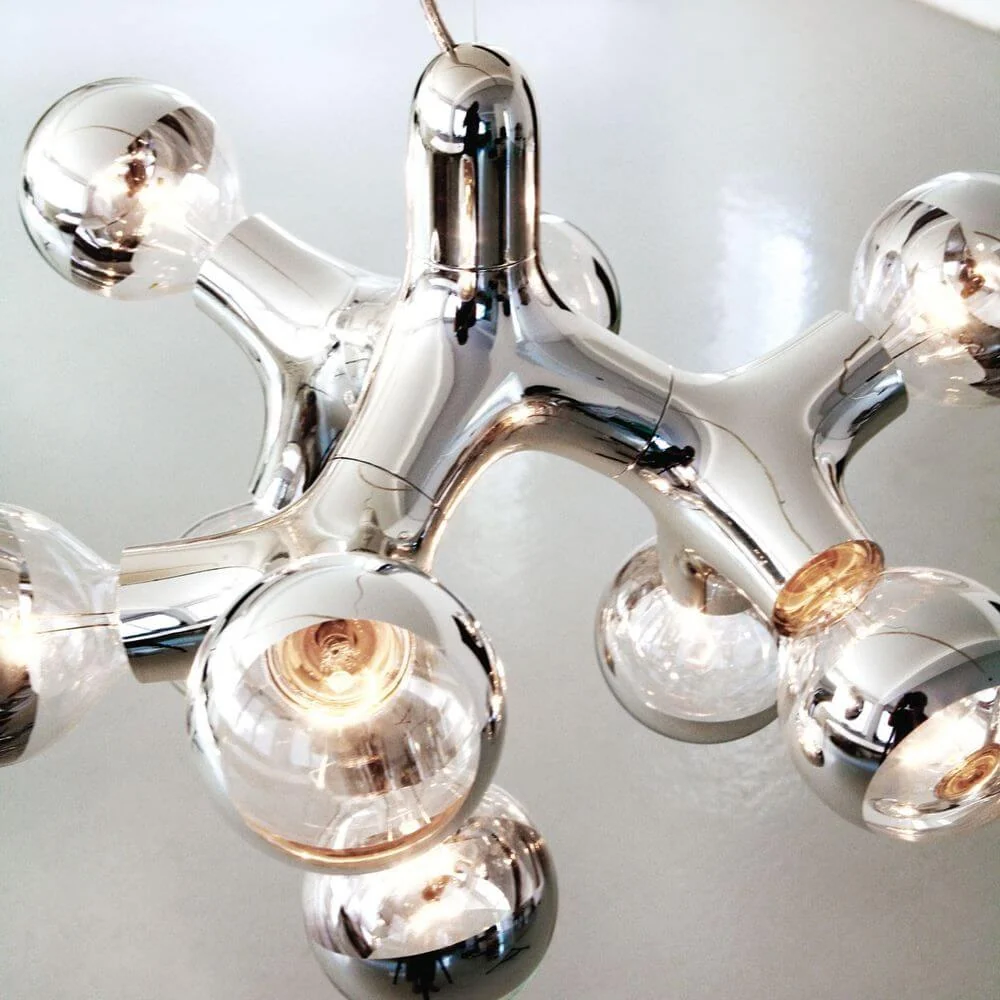 DNA Quattro-9.3 Lâmpada pendente preta