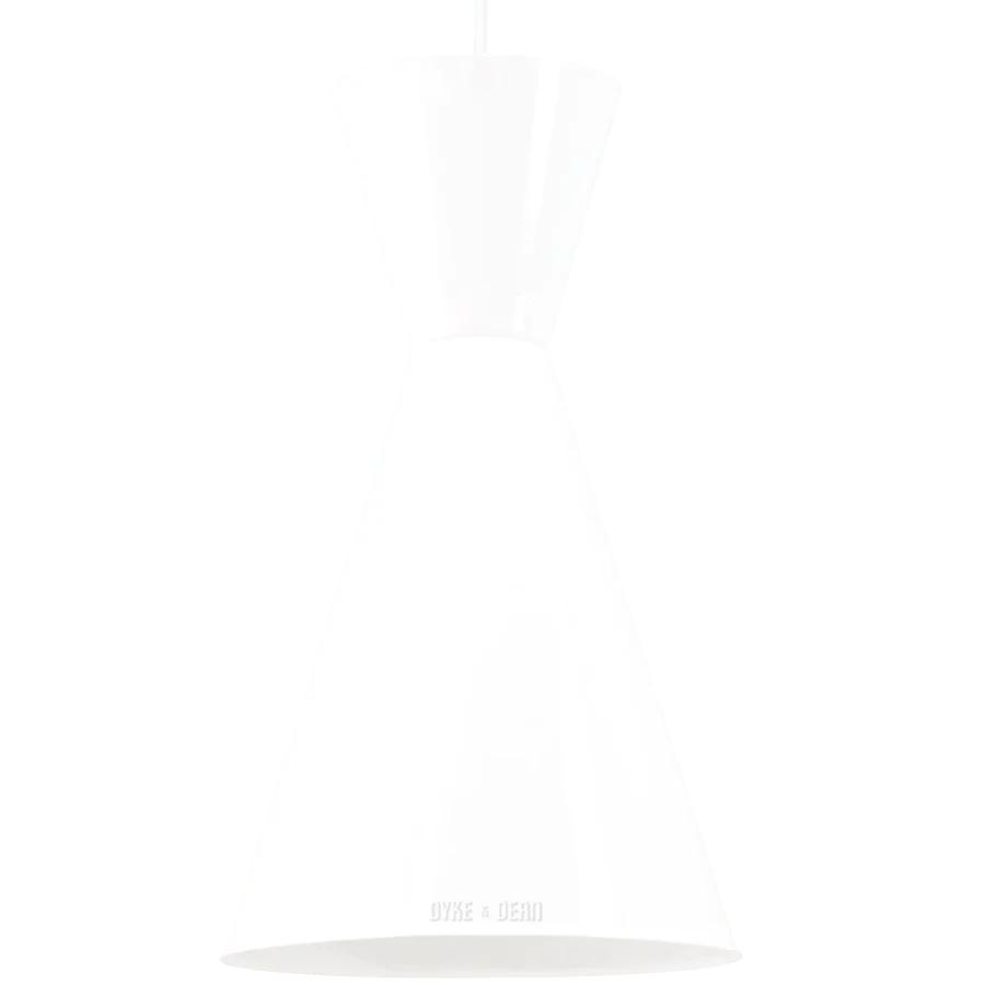 BESPOKE SPUN DOUBLE CONE SHADE DYKE & DEAN