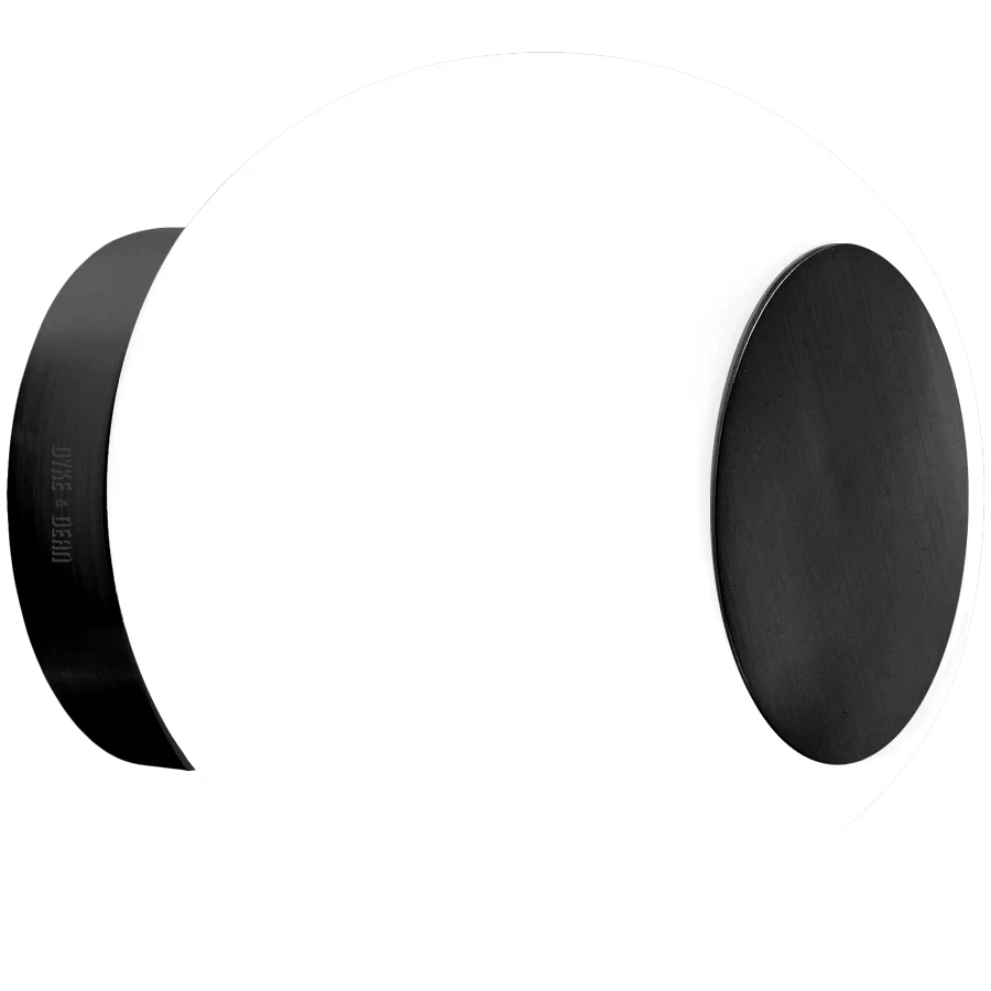 LÂMPADA DE GLOBO PONTO METAL DE LATÃO ESCURO 140 mm DYKE & DEAN