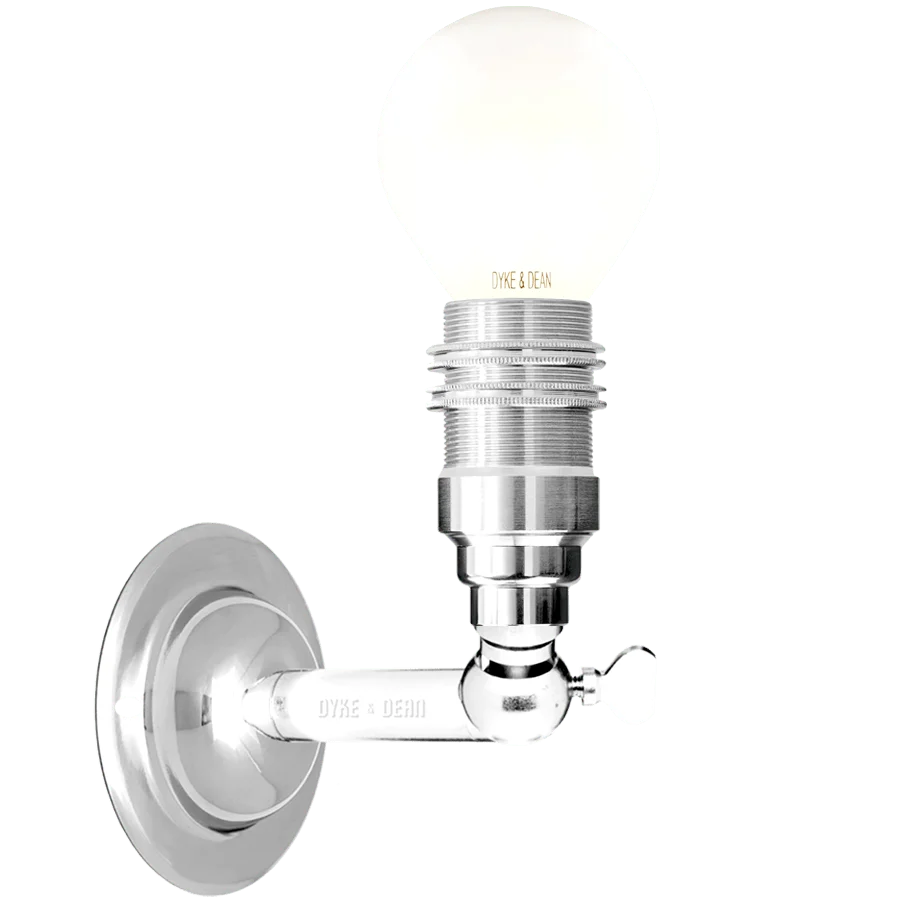 LUZES DE BRAÇO DE PAREDE CHROME E27 DYKE & DEAN