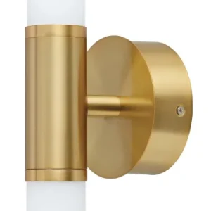 Lampara de pared Eglo Palmera 1 oro cepillado luz led 3000k regulable