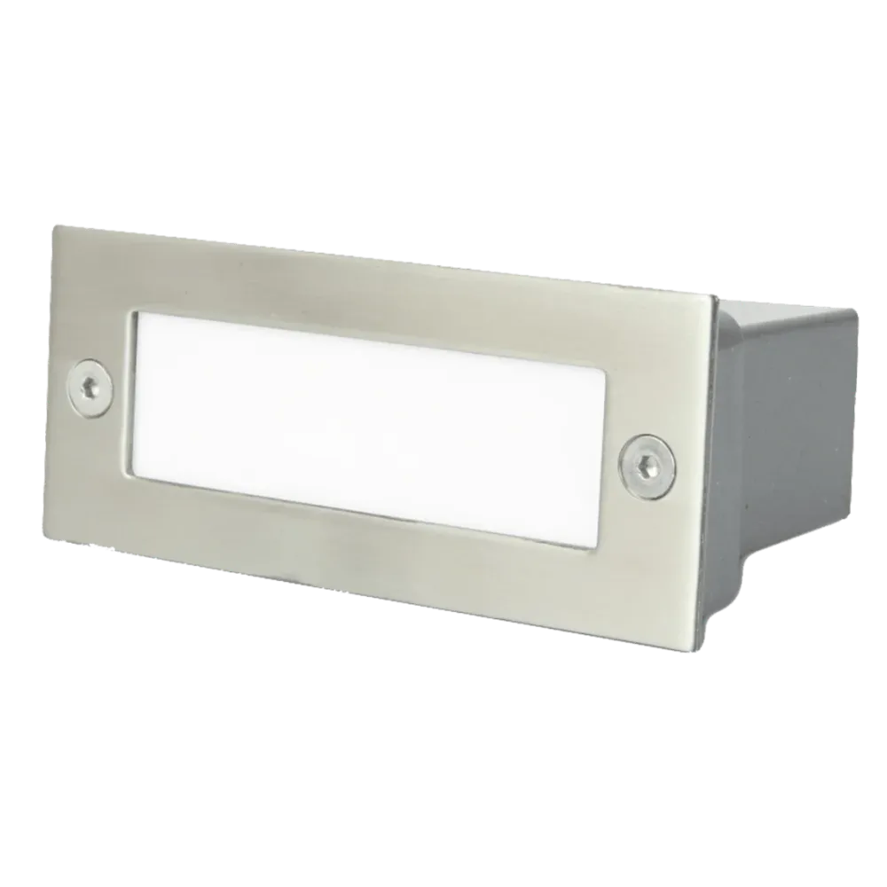 Empotrado stair de cortesia muro acero inox ip54 3000k ESTEVEZ