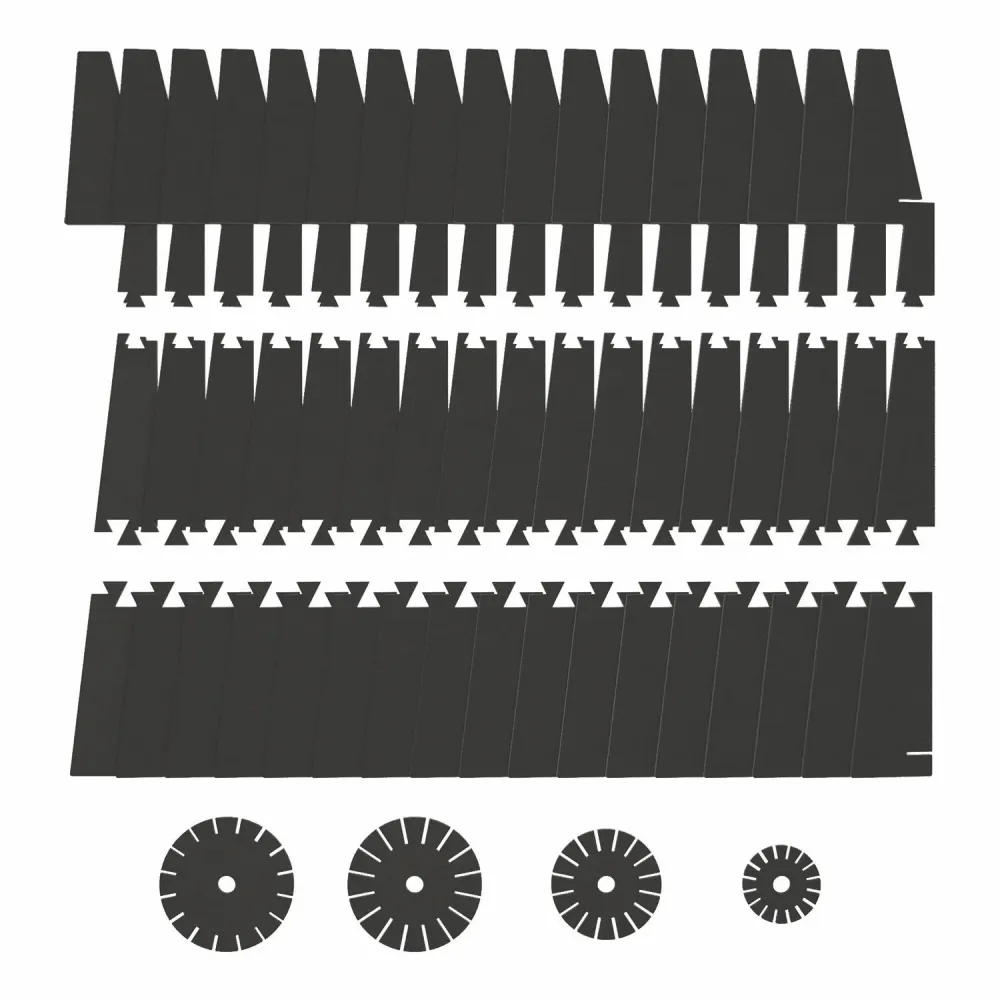 Estrutura para candeeiro de pé SHHINE em material fonoabsorvente - Preto mesclado