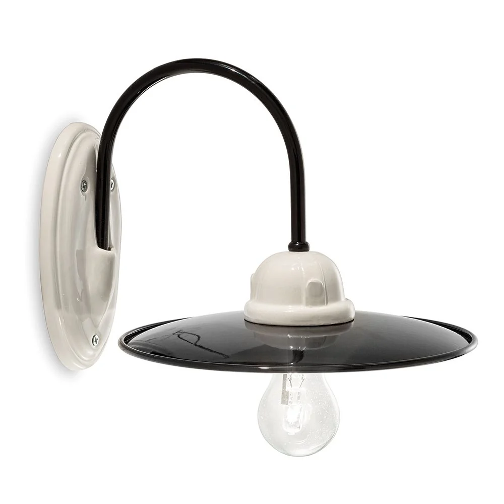 Ferroluce B&W Wall Lamp