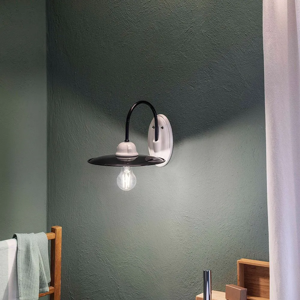 Ferroluce B&W Wall Lamp