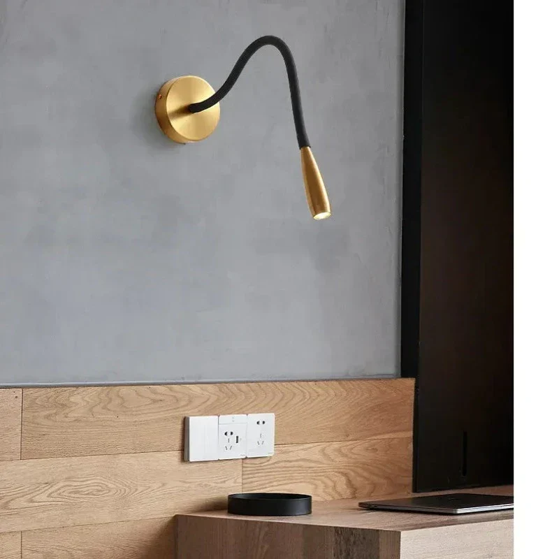 FlexiGlow - Candeeiro de Parede LED Moderno com Braço Ajustável
