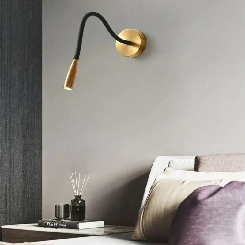 FlexiGlow - Candeeiro de Parede LED Moderno com Braço Ajustável