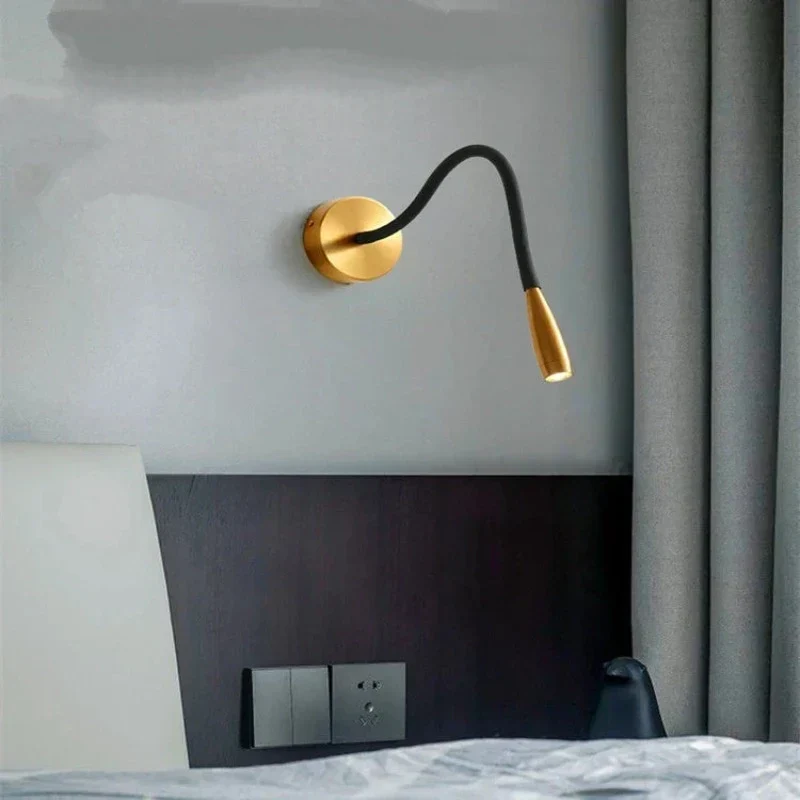 FlexiGlow - Candeeiro de Parede LED Moderno com Braço Ajustável
