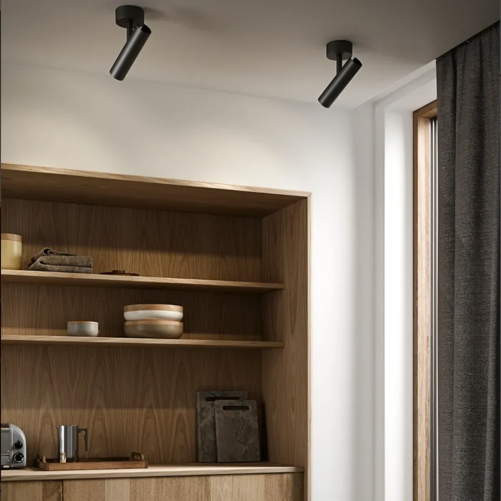 Foco/Projetor de tecto preto Mib - Nordlux