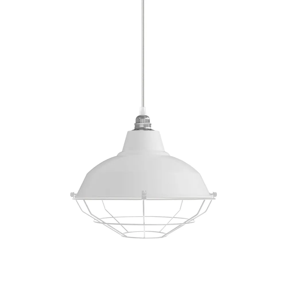 Gaiola em metal para abajur Bistrot - Branco