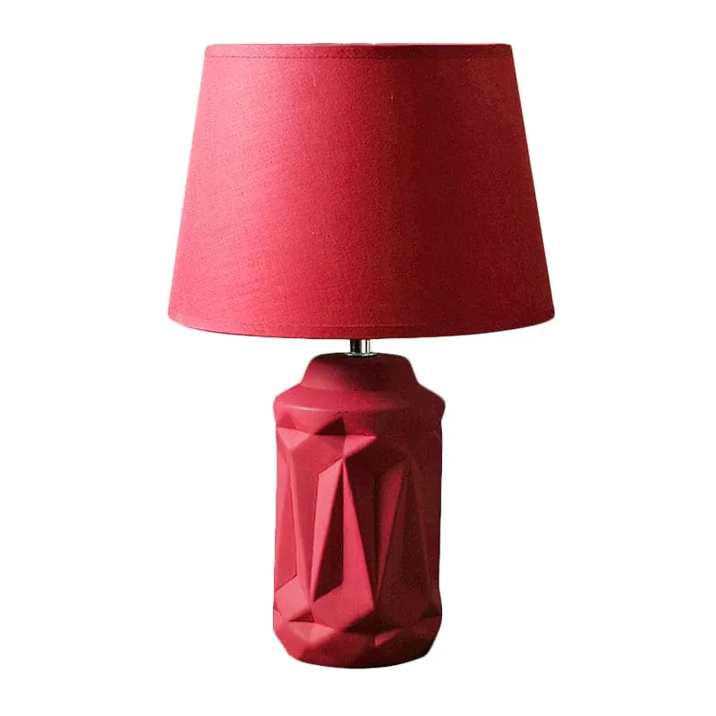 GloedGlow - Candeeiro noturno cerâmico vermelho