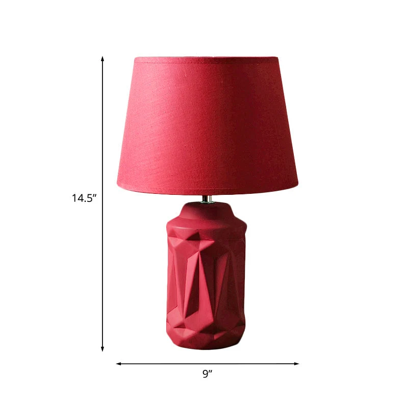 GloedGlow - Candeeiro noturno cerâmico vermelho