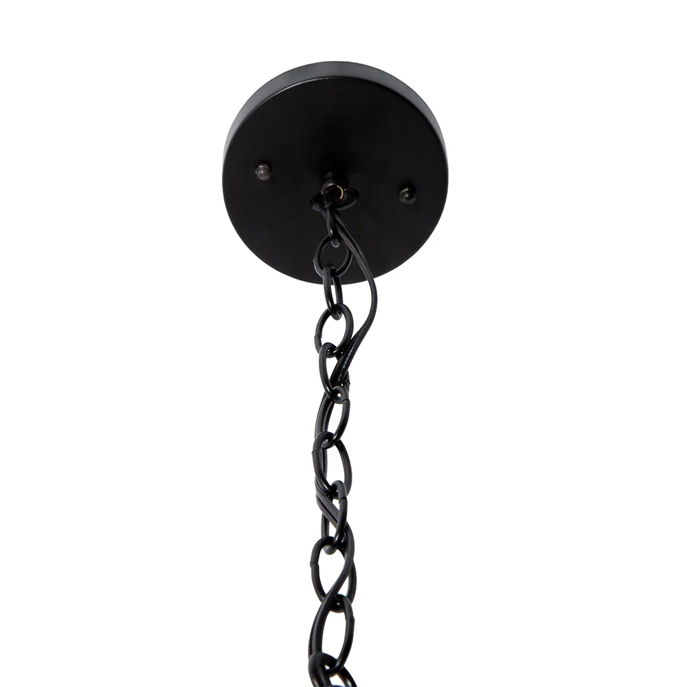Lámpara Colgante Ike Lite Negro 5 Luces 60W E27 Grupo Lumimexico