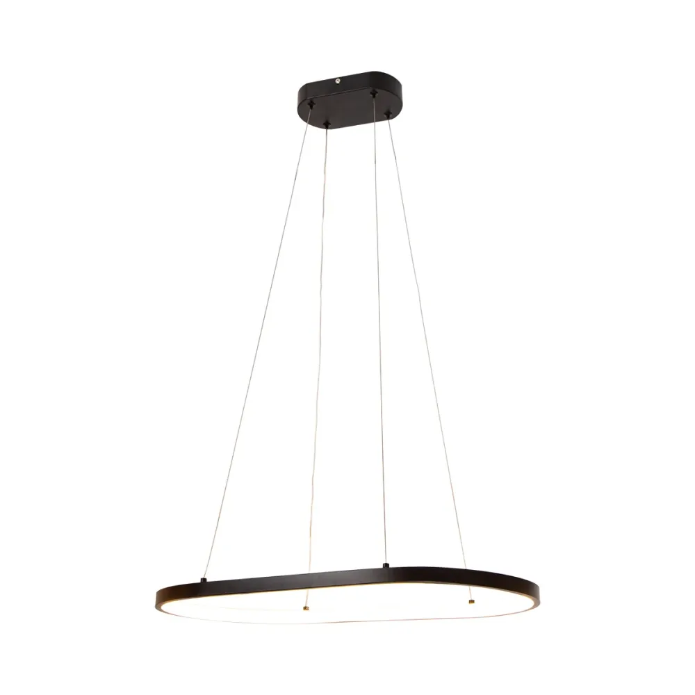 Lámpara colgante LED 3000K, acabado negro, 24W Grupo Lumimexico