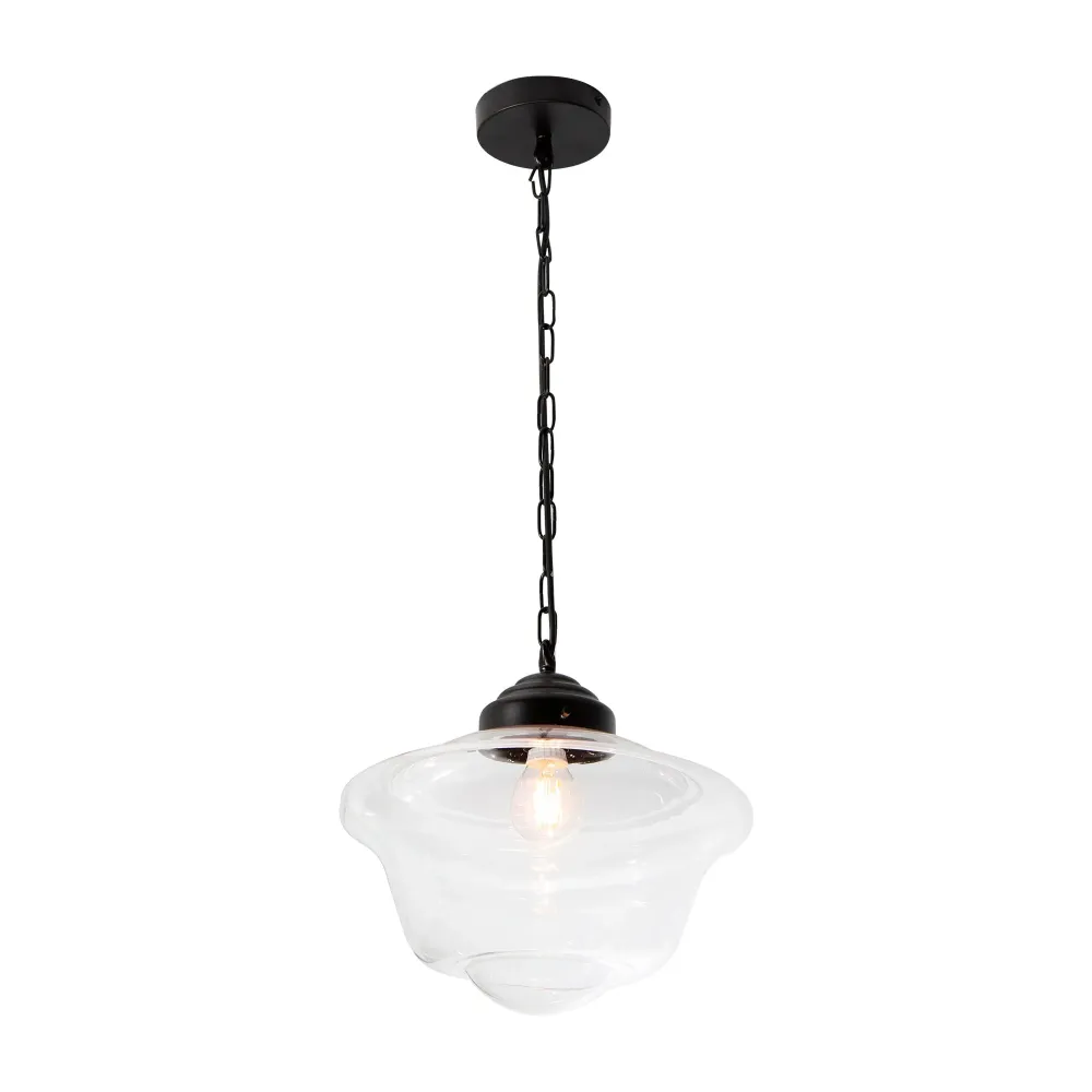 Lámpara Colgante Negro Mate 60W E27 1 Luz Grupo Lumimexico