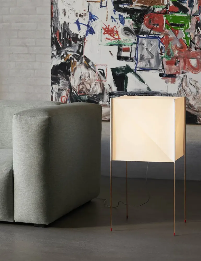 PAPER CUBE FLOOR LAMP HAY