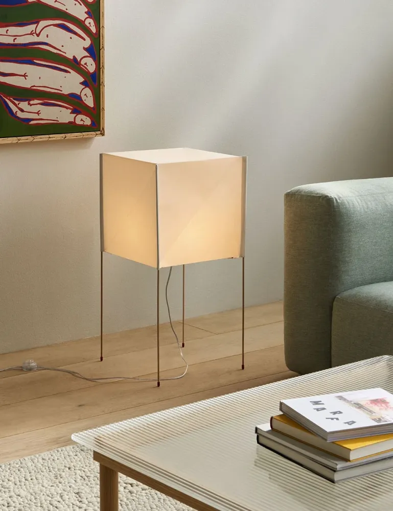 PAPER CUBE FLOOR LAMP HAY
